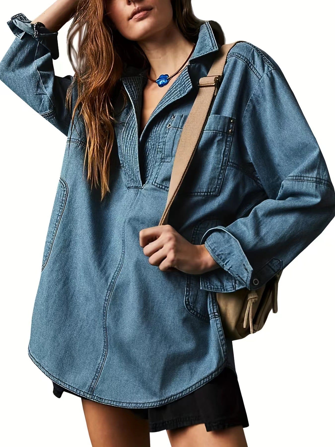 Eden Denim Pullover