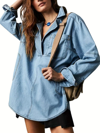 Eden Denim Pullover