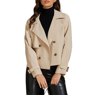 Sienna Cropped Trench Coat